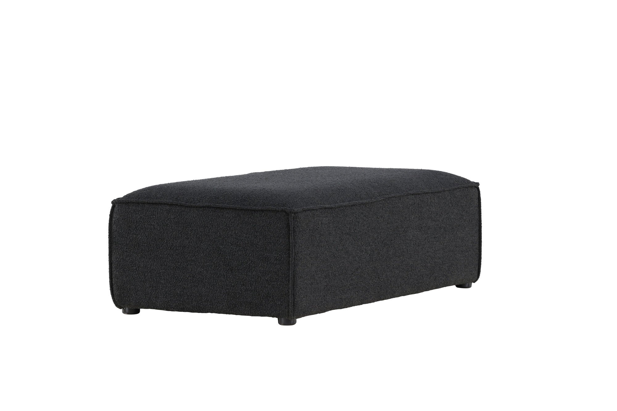 Vind Gillholmen Pouf - Black Boucle /