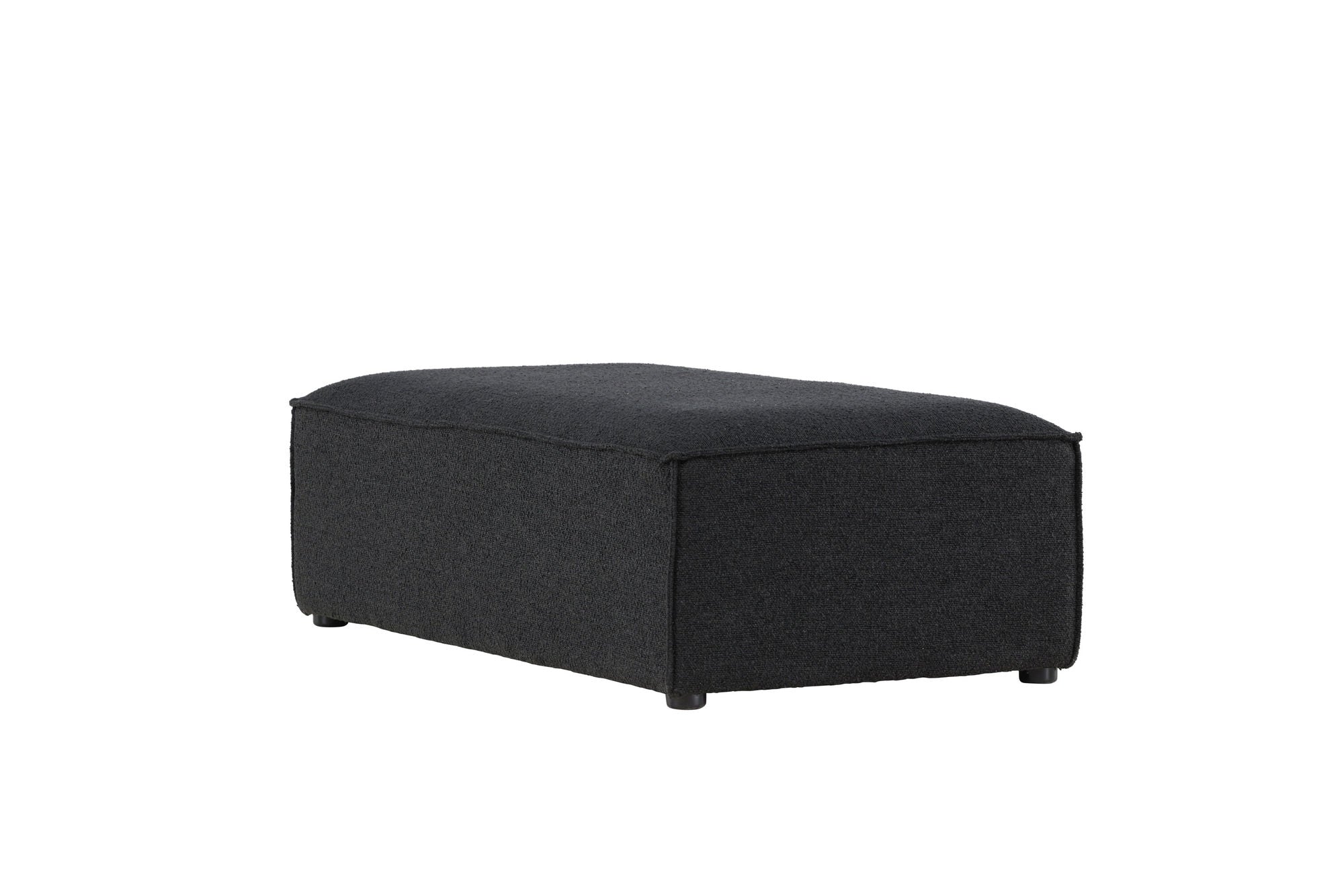 Vind Gillholmen Pouf - Black Boucle /