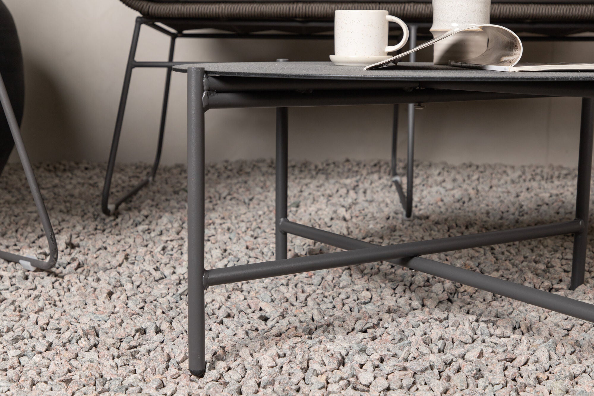 Venture Home Davao Loungeset Steel - Dark grey / Brown