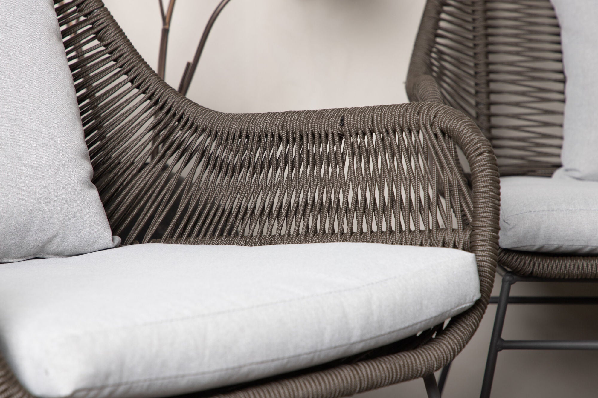 Venture Home Davao Loungeset Steel - Dark grey / Brown