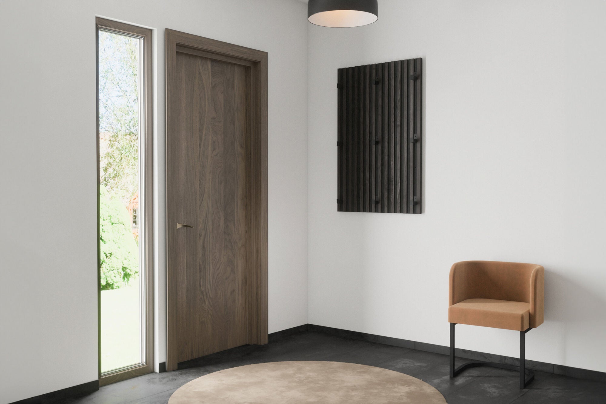 Venture Home Nimes Industrial Wall 73x3x114cm  - Black/Mocca /  MDF