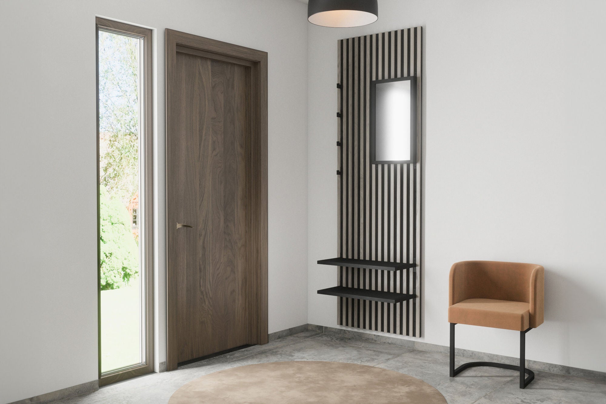 Venture Home Nimes spejl 35x5,8x72,5cm - Black / spejl