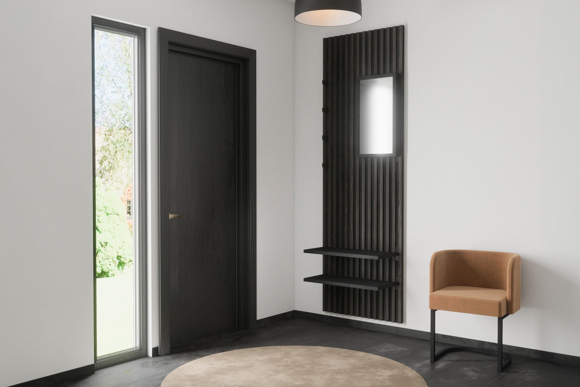 Venture Home Nimes spejl 35x5,8x72,5cm - Black / spejl