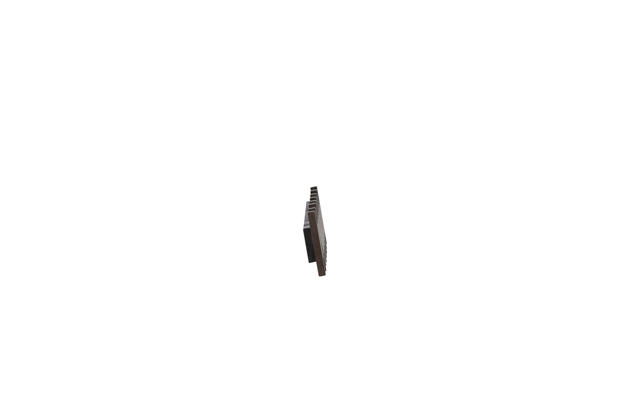 Venture Home Nimes Wall Hat Rack 75x3,5x13cm - Black/Mocca /  MDF