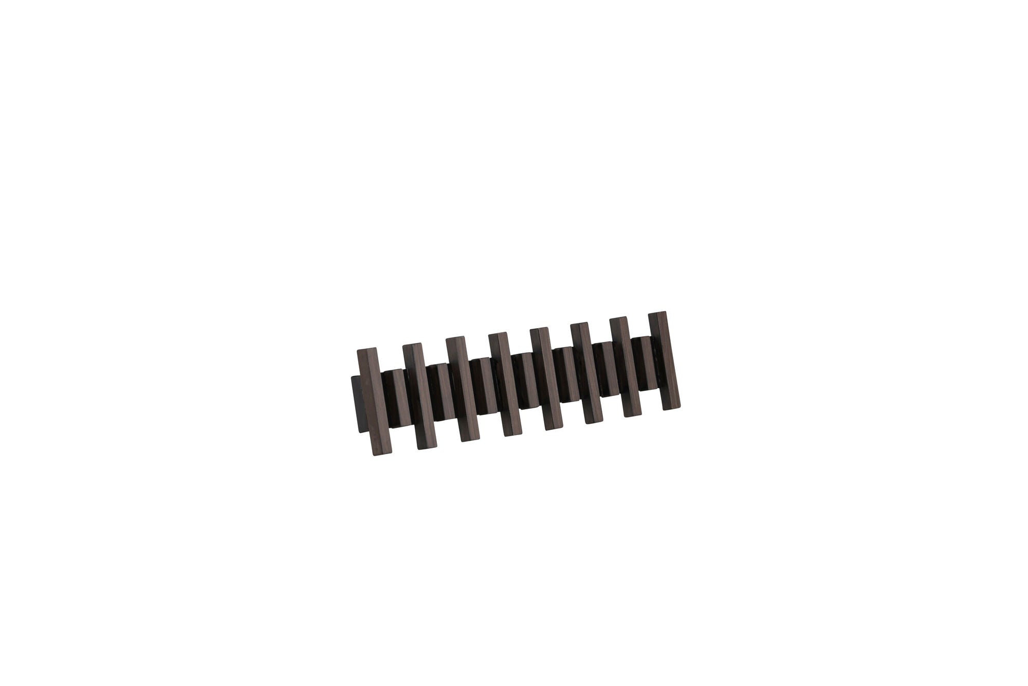 Venture Home Nimes Wall Hat Rack 75x3,5x13cm - Black/Mocca /  MDF