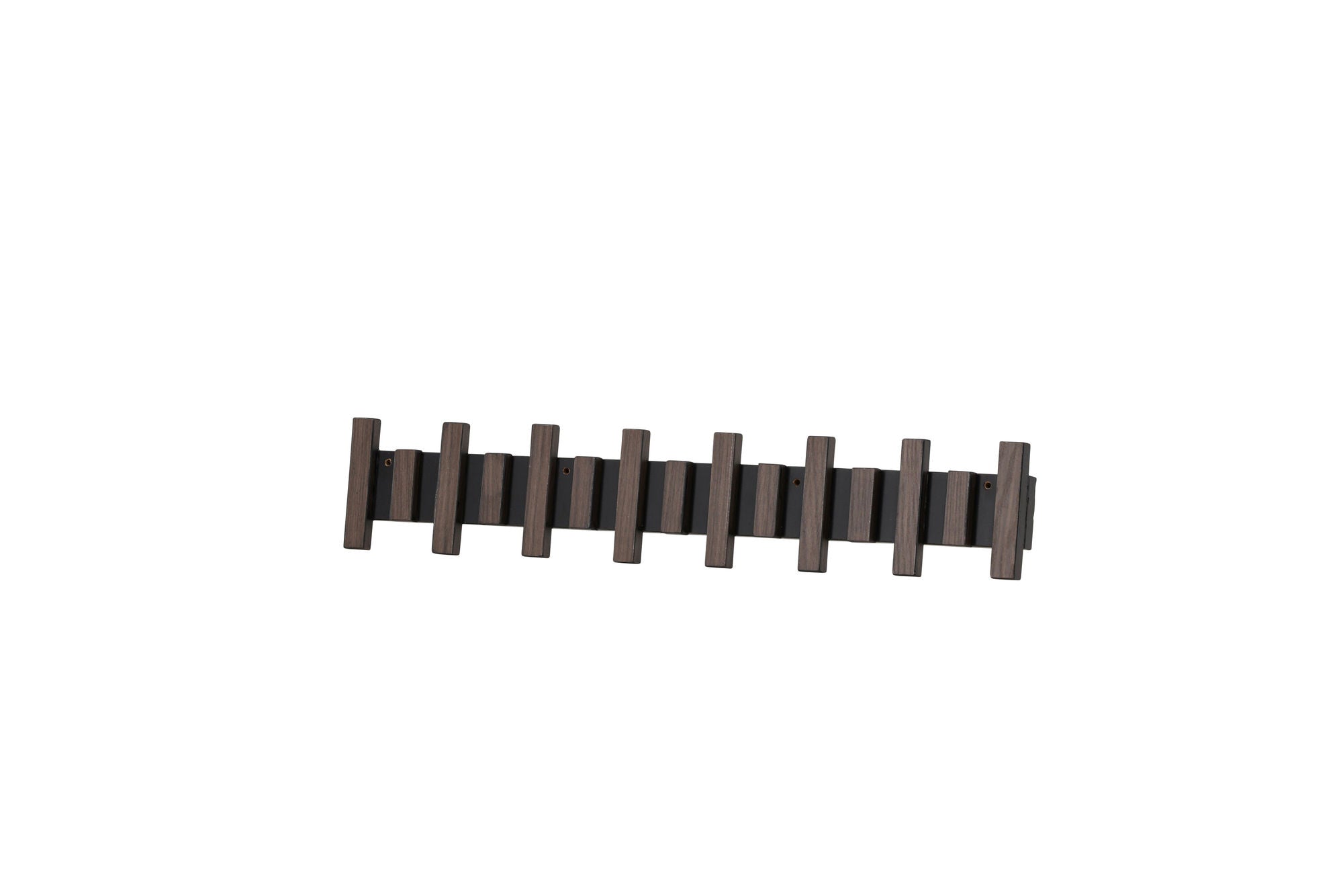 Venture Home Nimes Wall Hat Rack 75x3,5x13cm - Black/Mocca /  MDF