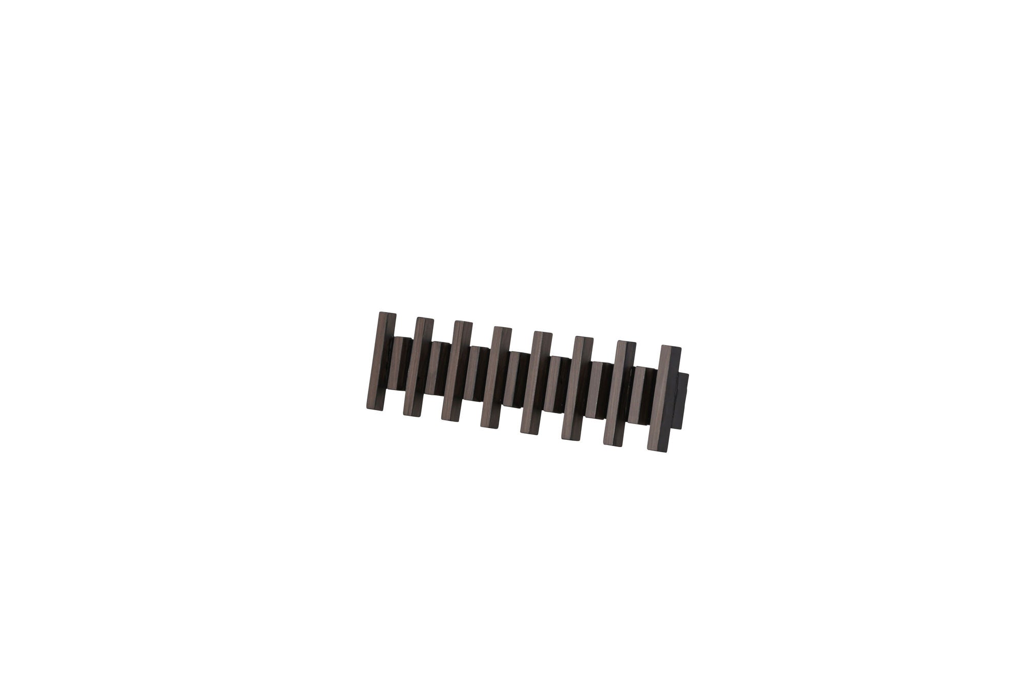 Venture Home Nimes Wall Hat Rack 75x3,5x13cm - Black/Mocca /  MDF