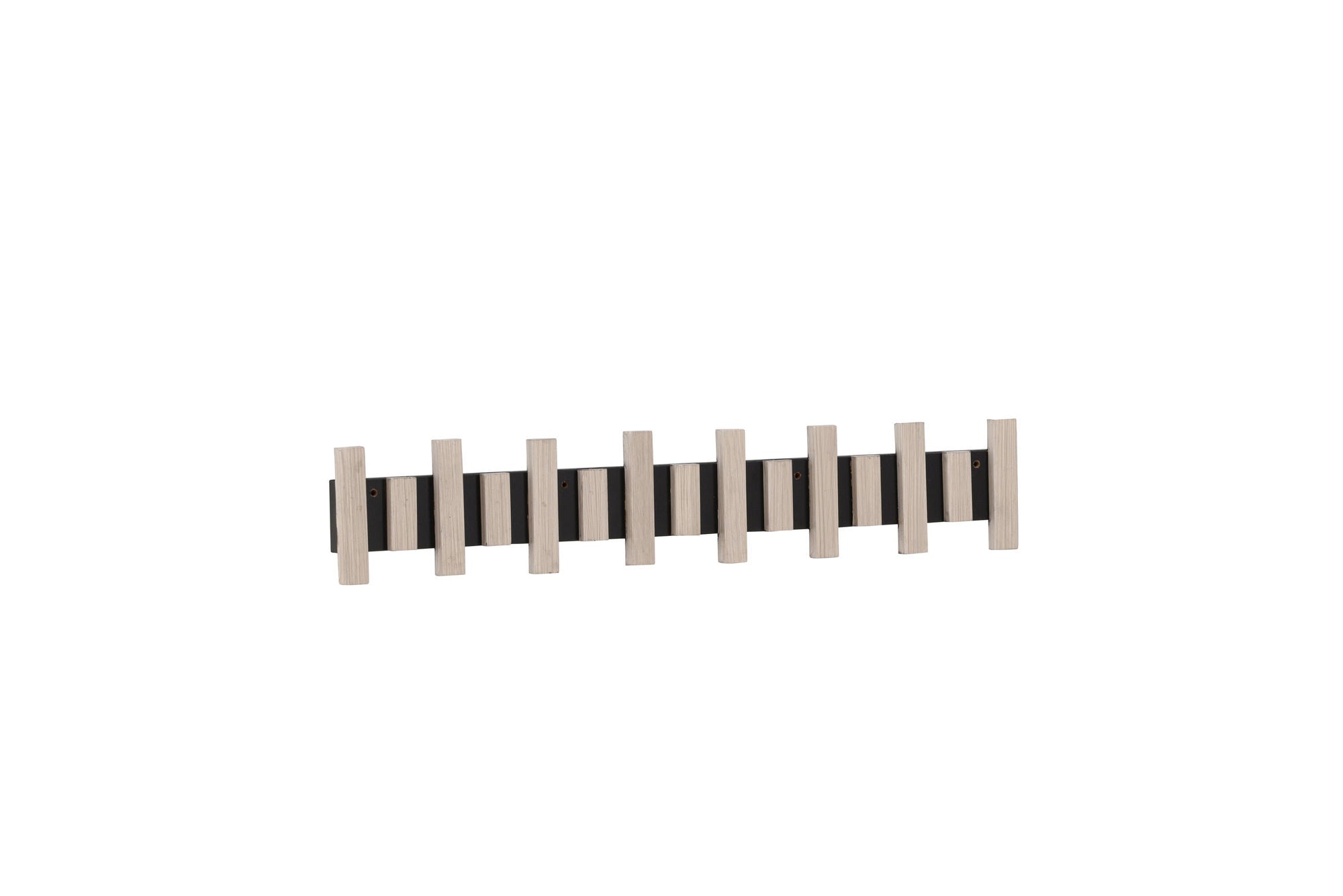 Venture Home Nimes Wall Hat Rack 75x3,5x13cm - Black/whitewash /  MDF