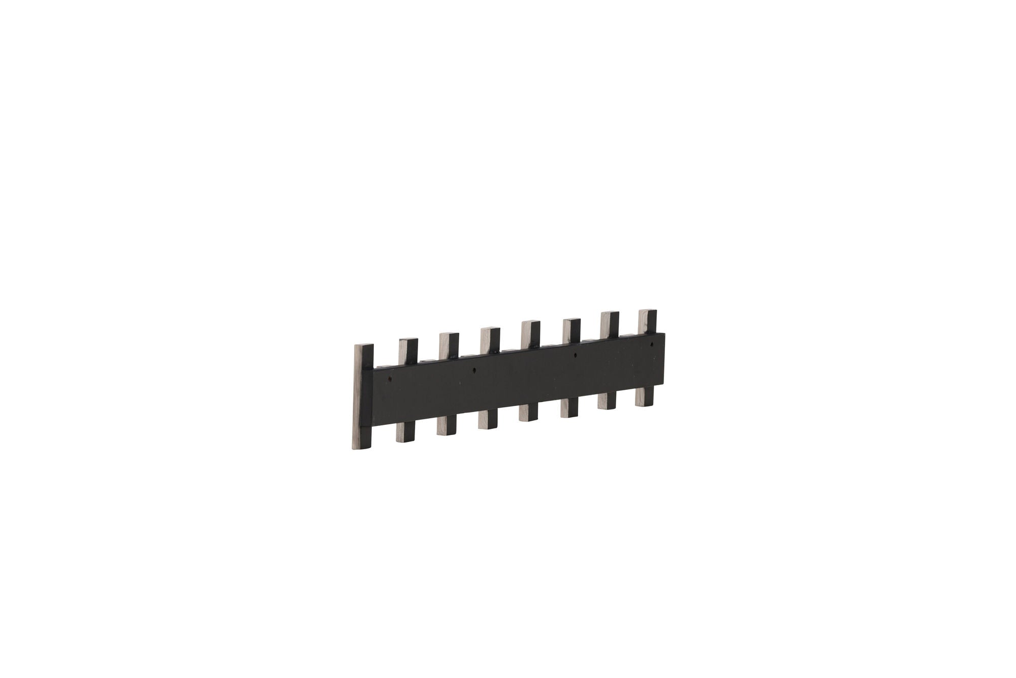 Venture Home Nimes Wall Hat Rack 75x3,5x13cm - Black/whitewash /  MDF