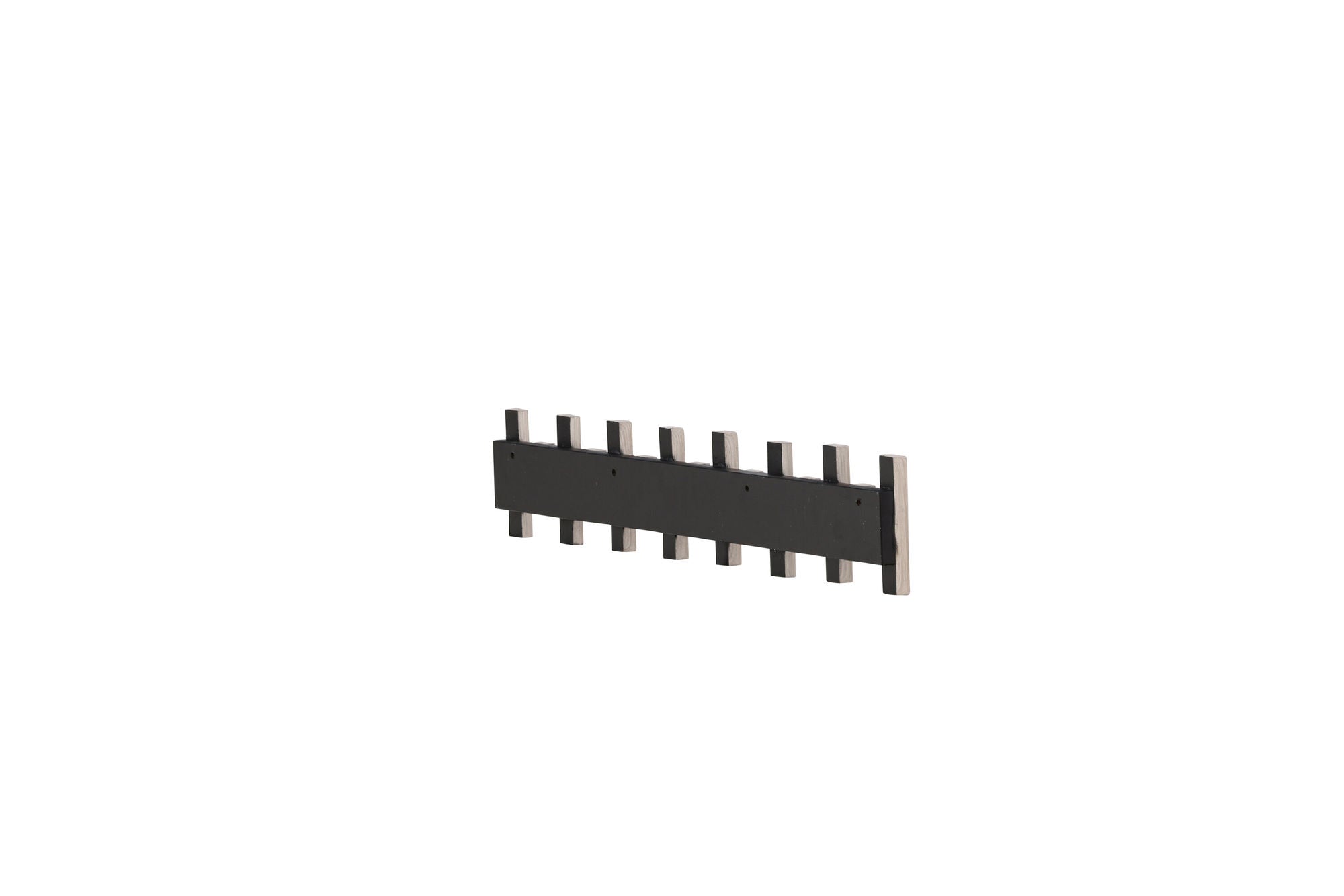 Venture Home Nimes Wall Hat Rack 75x3,5x13cm - Black/whitewash /  MDF