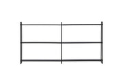 Venture Home Lyon Wall reol - Black / Powder coated Iron