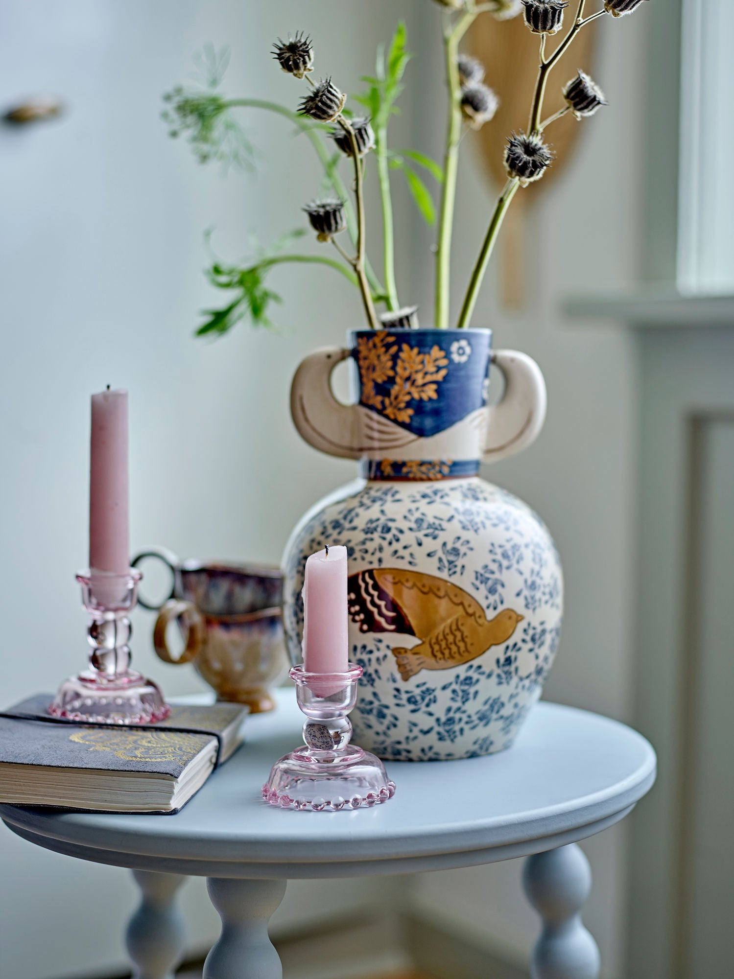 Bloomingville Salino Sidebord, Blå, Fyrretræ