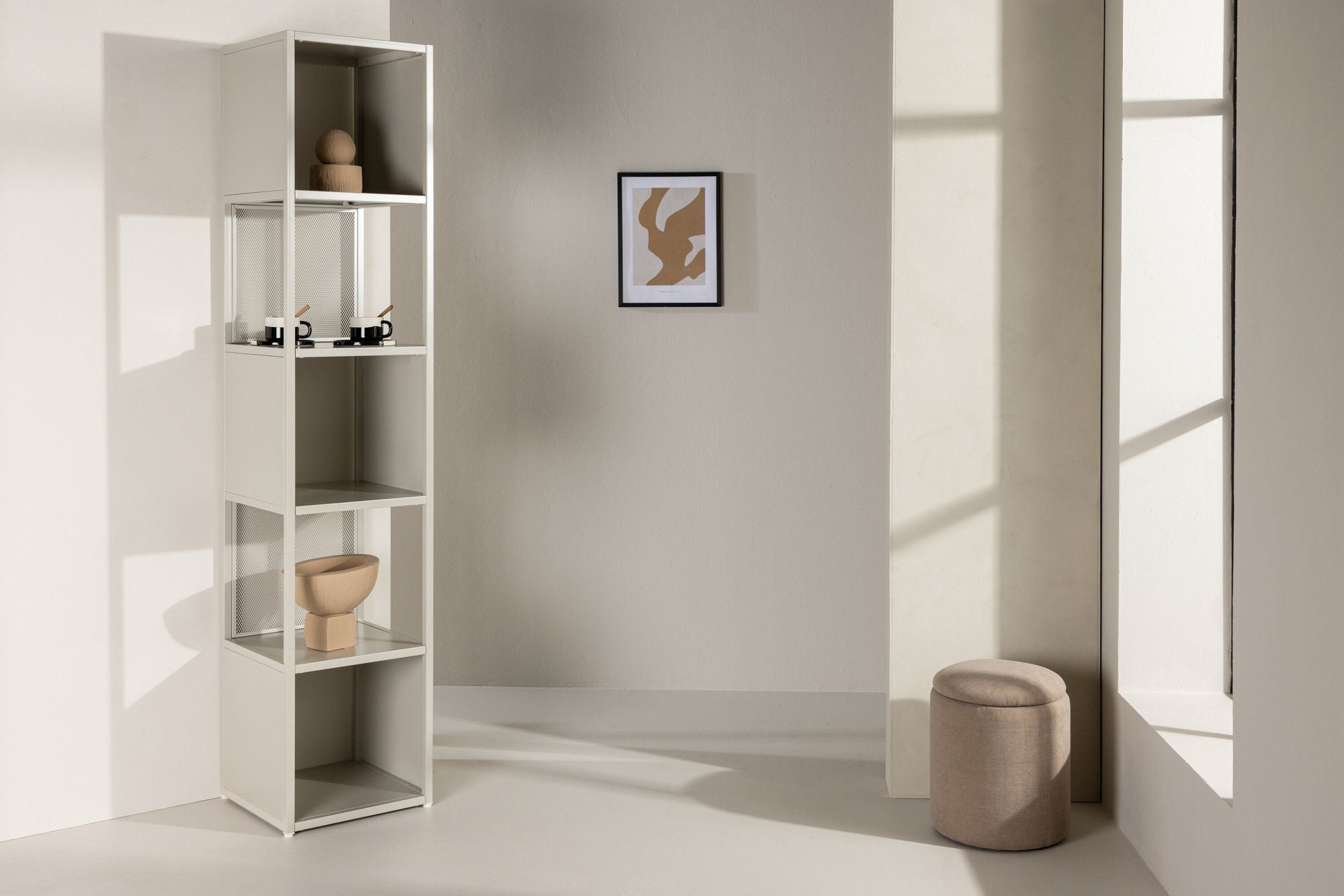 Venture Home Buenos Aires reol - Beige / Beige