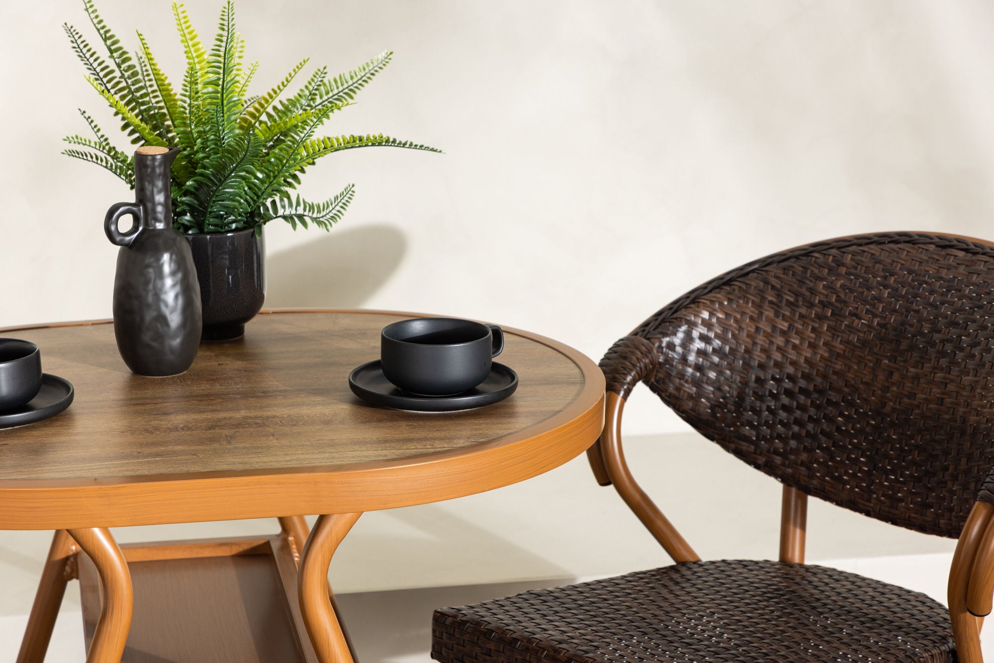 Venture Home Abrantes  Cafeset - Brown / Brown