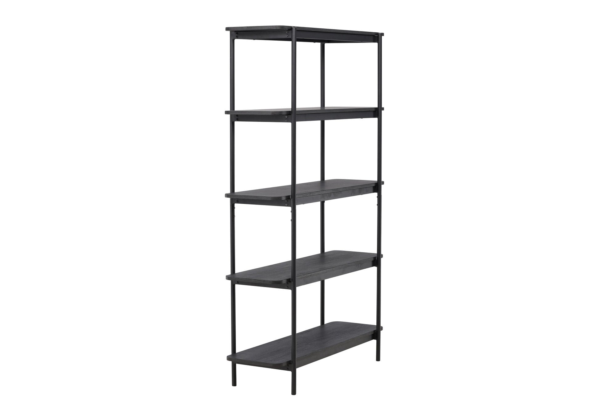 Vind Heim reol 190 cm - Black / Black FSC 100%