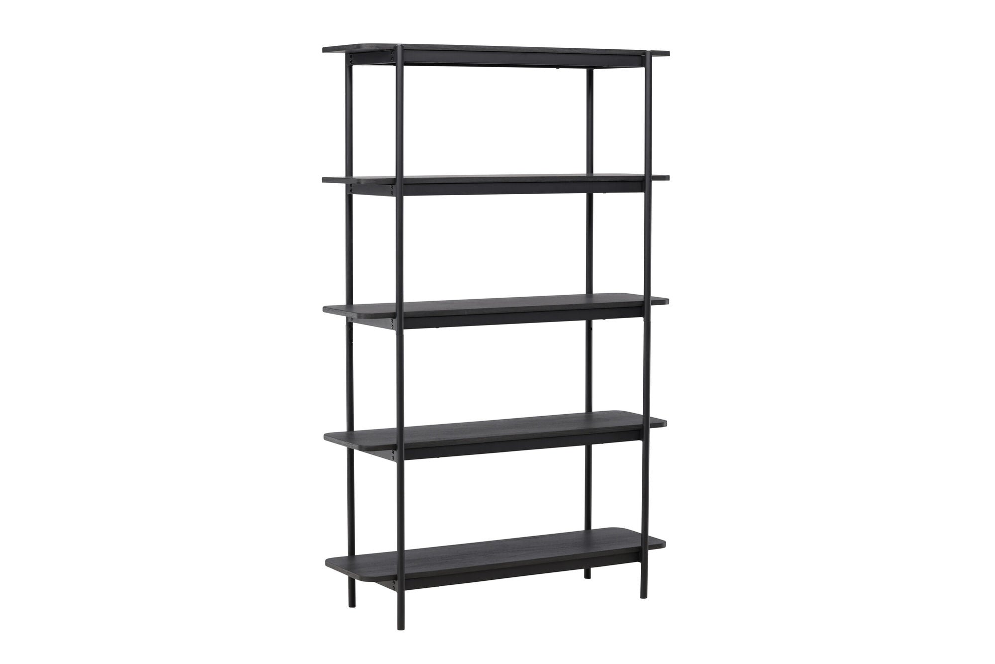 Vind Heim reol 190 cm - Black / Black FSC 100%