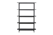 Vind Heim reol 190 cm - Black / Black FSC 100%