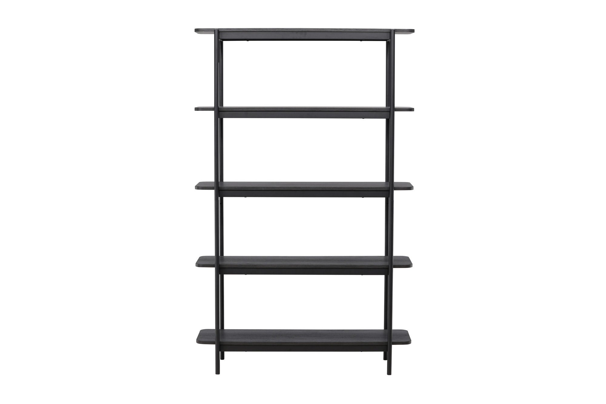 Vind Heim reol 190 cm - Black / Black FSC 100%