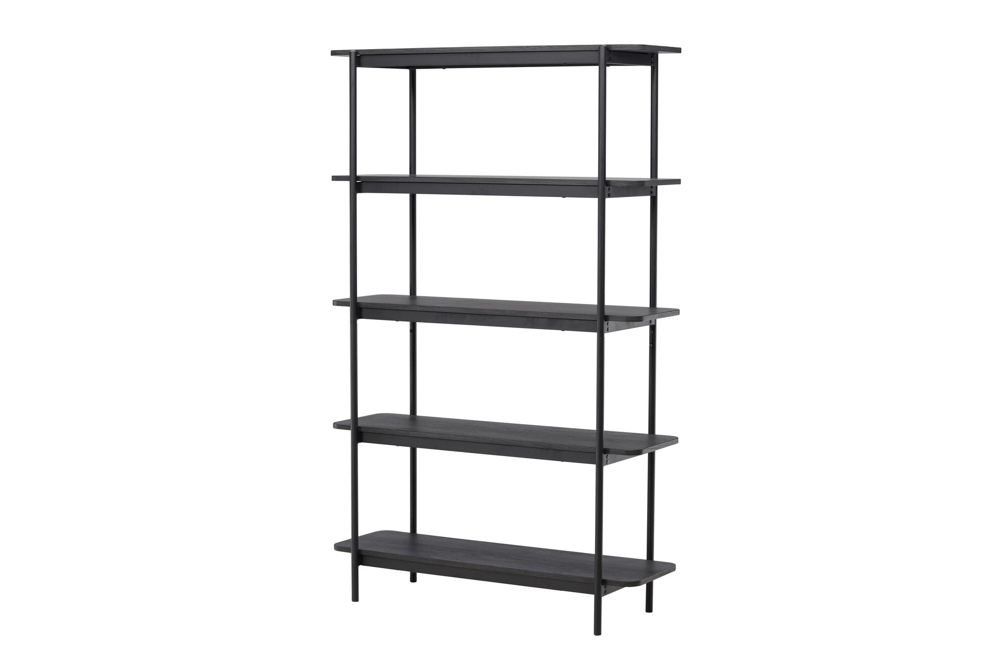 Vind Heim reol 190 cm - Black / Black FSC 100%