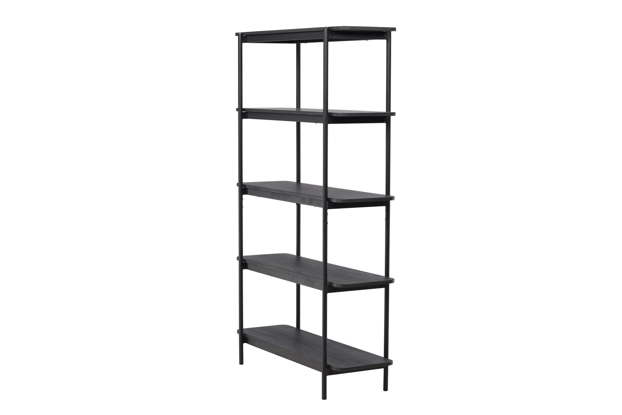 Vind Heim reol 190 cm - Black / Black FSC 100%