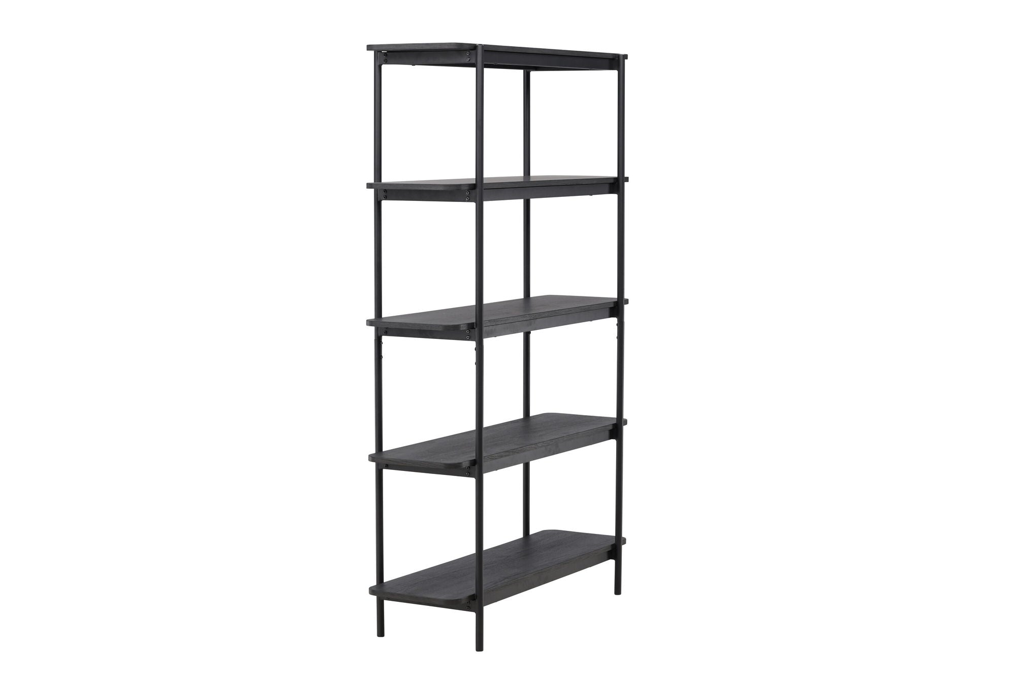 Vind Heim reol 190 cm - Black / Black FSC 100%