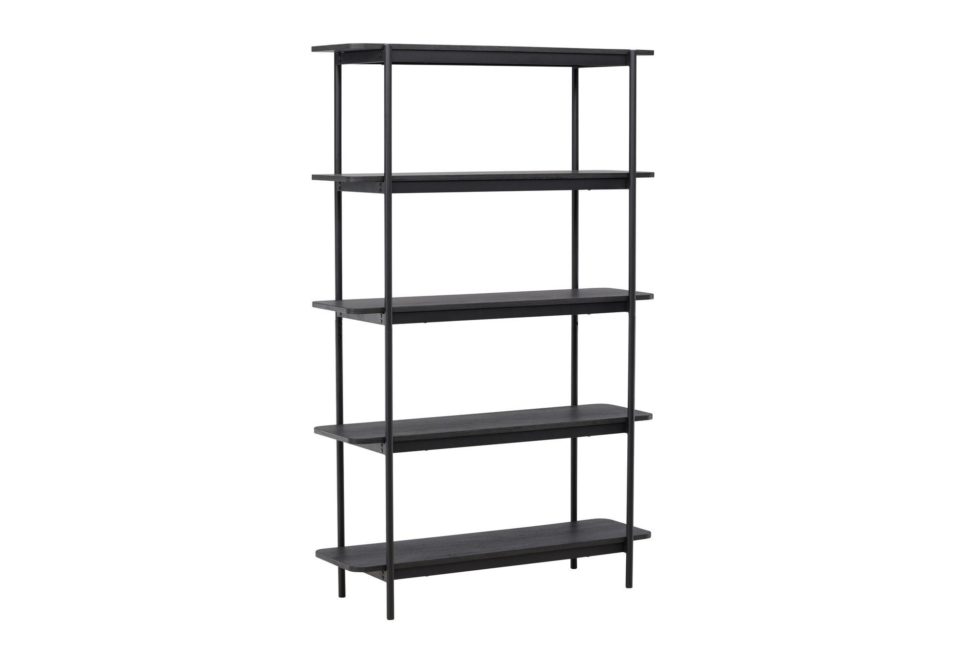 Vind Heim reol 190 cm - Black / Black FSC 100%