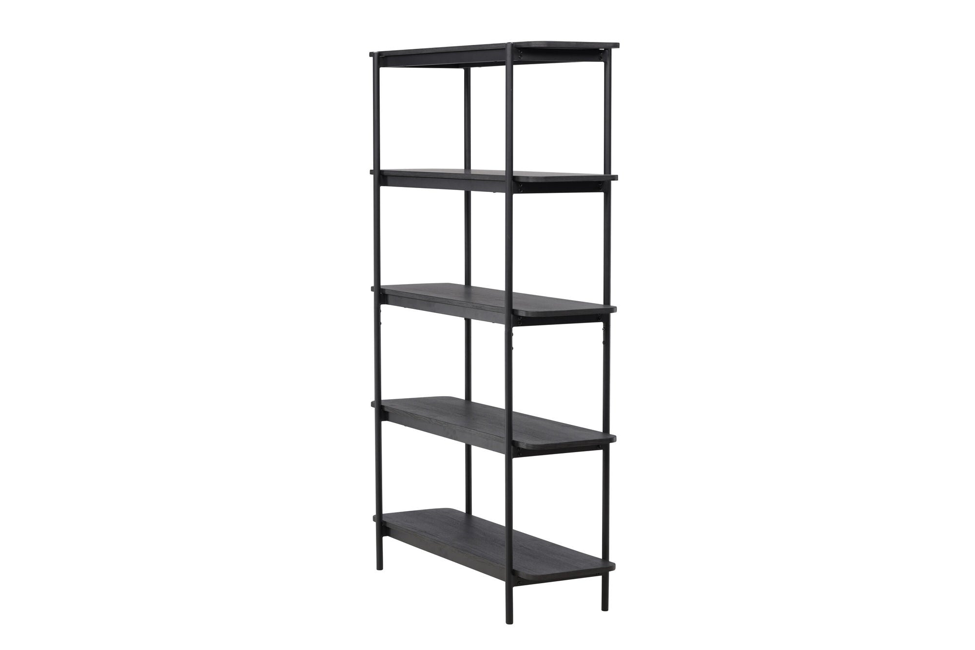 Vind Heim reol 190 cm - Black / Black FSC 100%