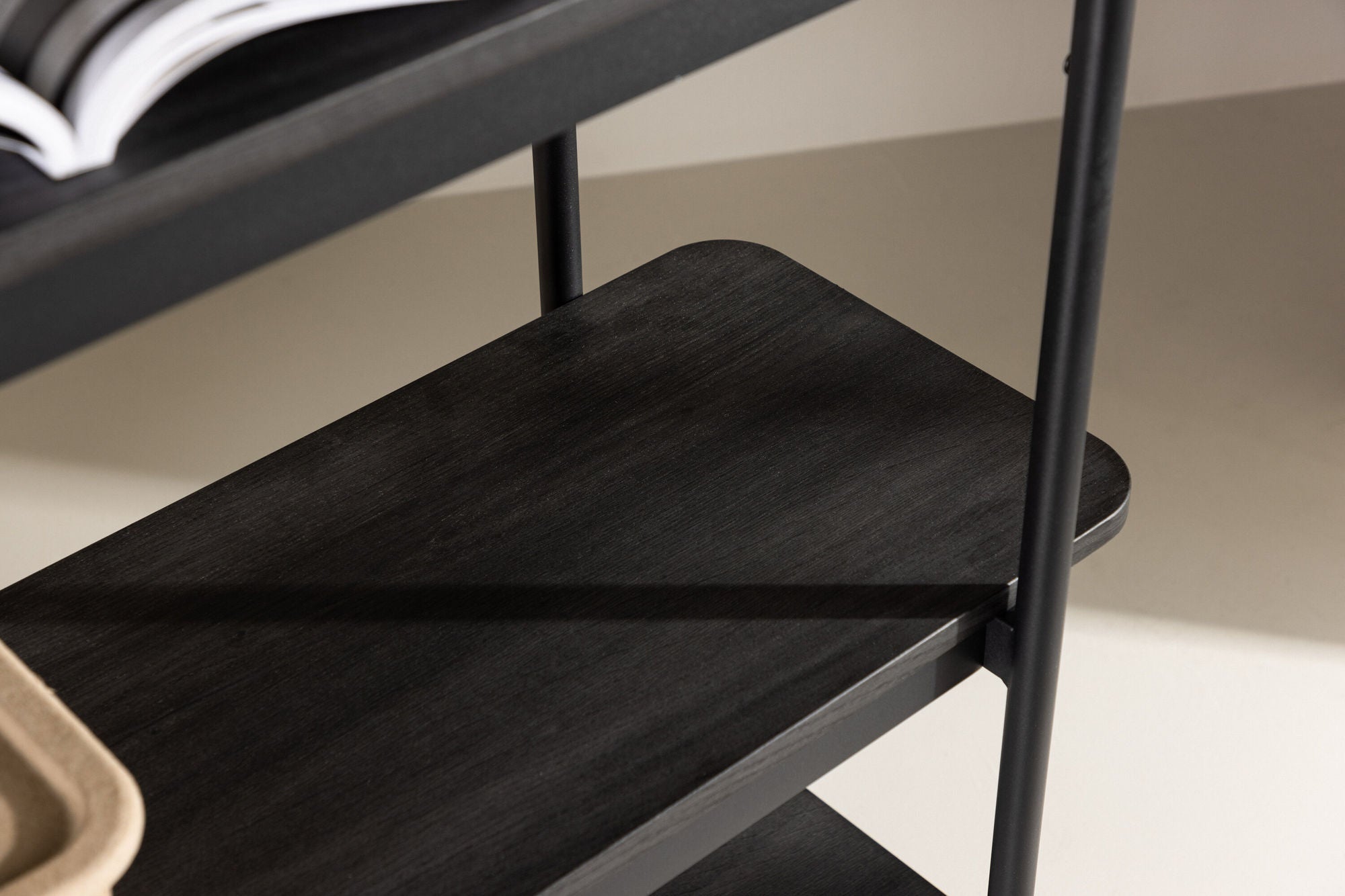 Vind Heim reol 190 cm - Black / Black FSC 100%