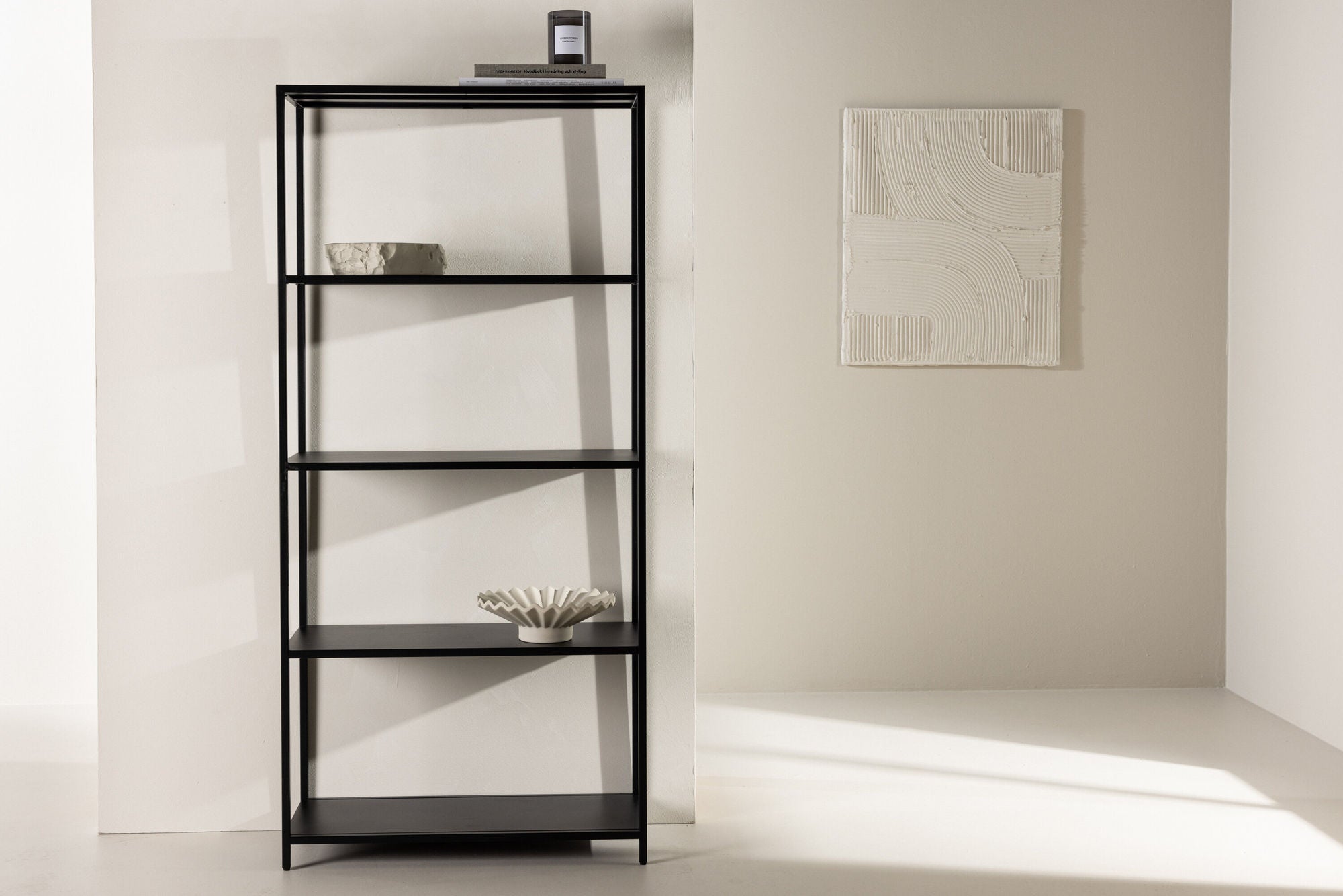 Venture Home Montevideo reol - Black / Black