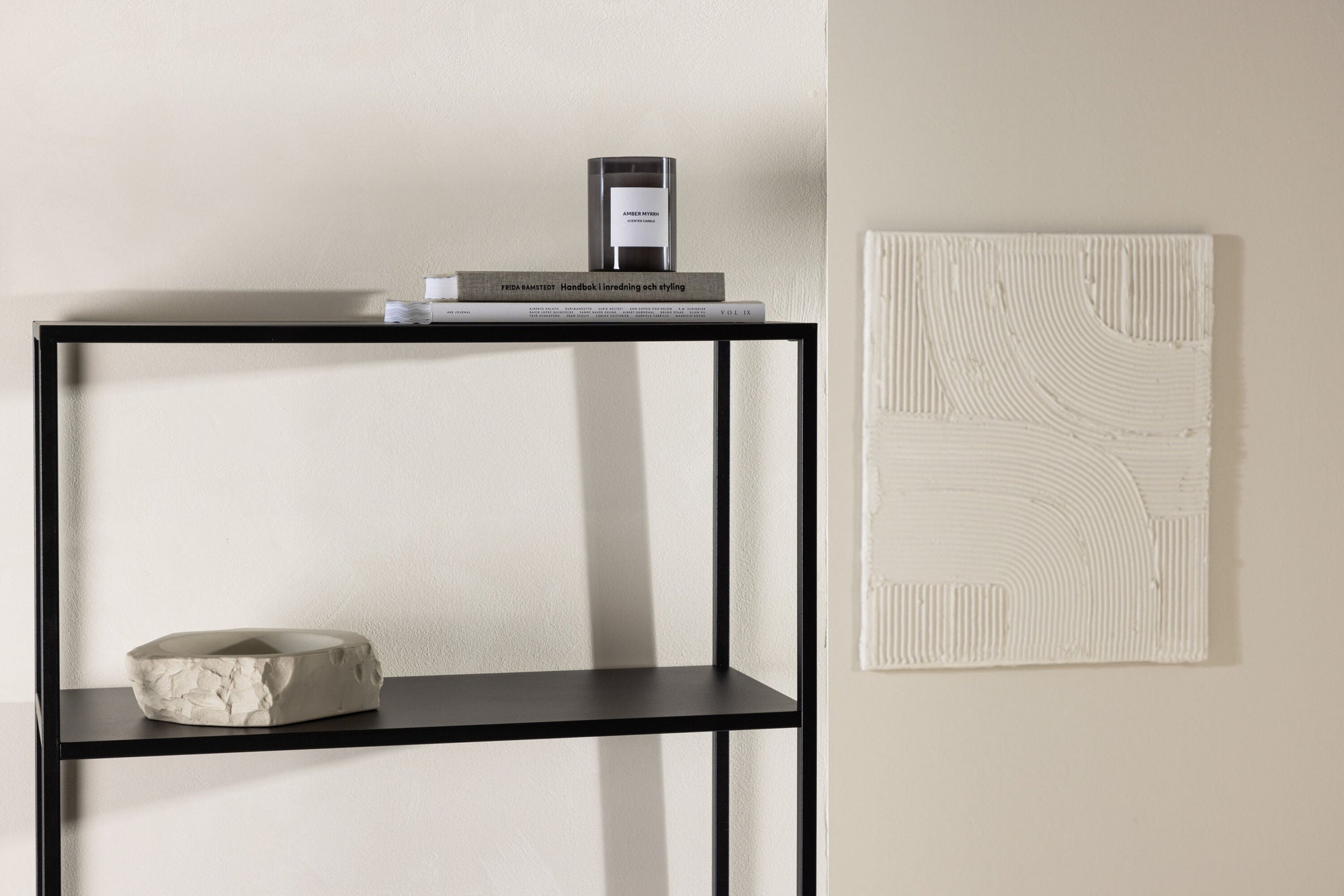 Venture Home Montevideo reol - Black / Black