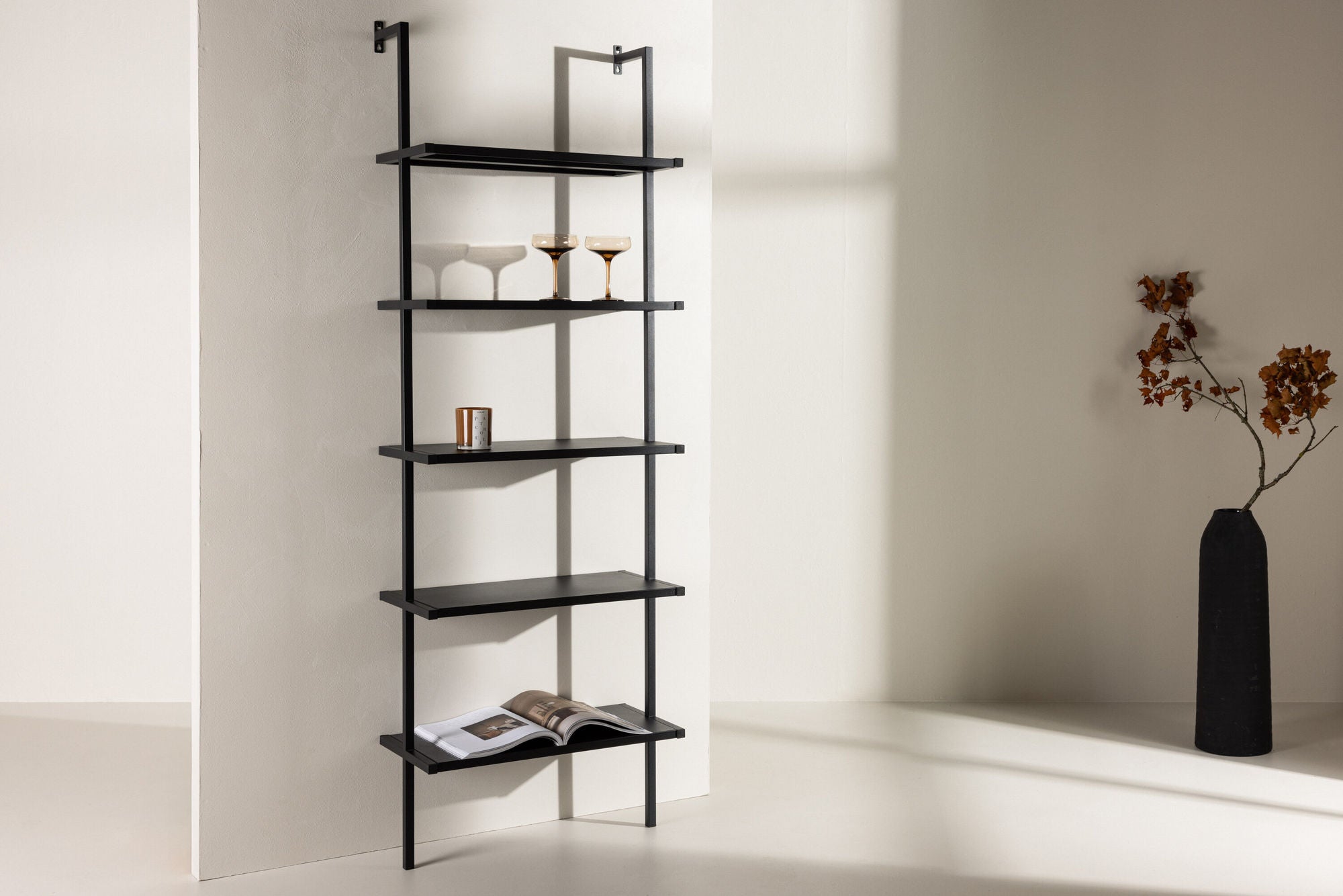 Venture Home Caracas reol - Black / Black