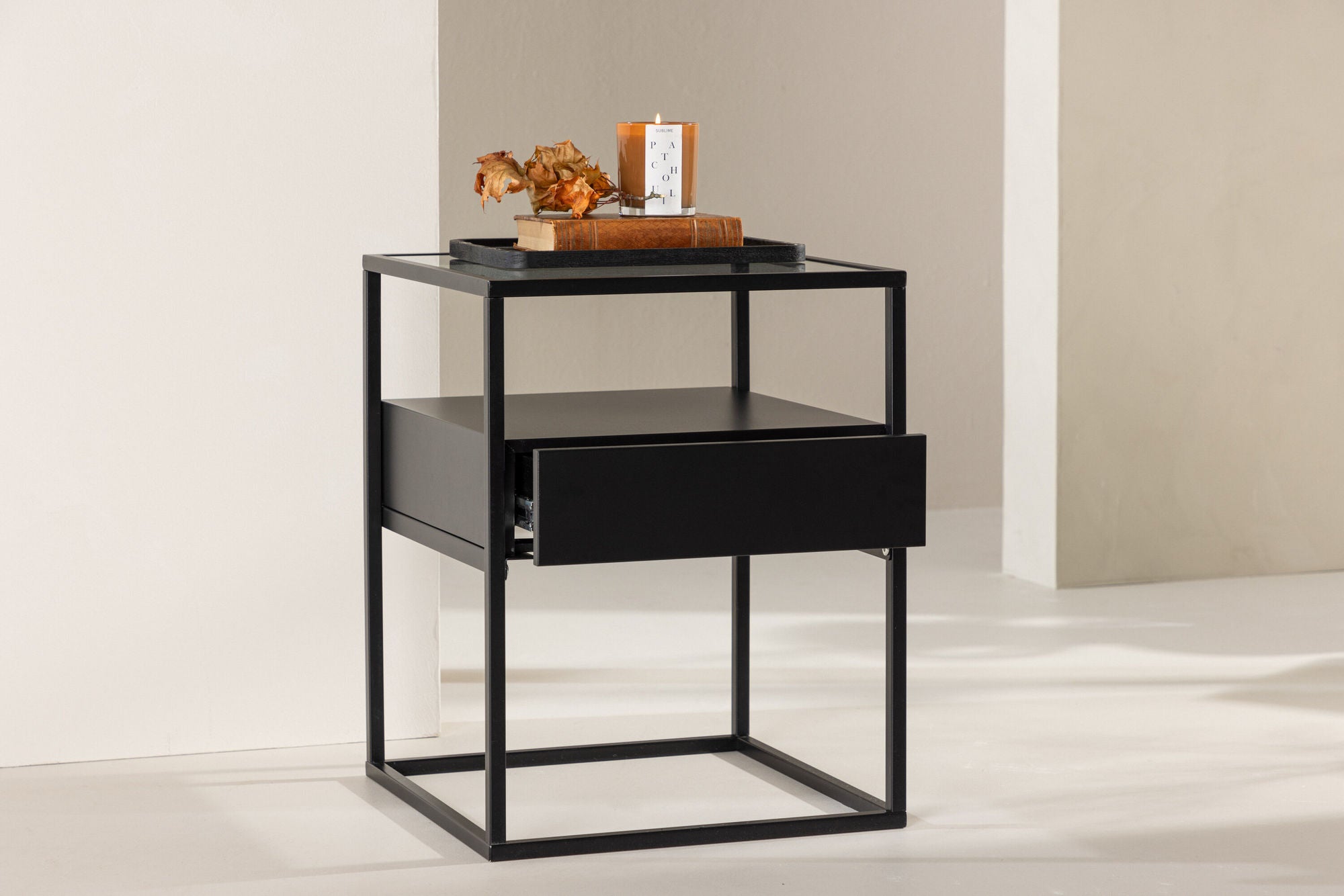Venture Home Fortaleza Side bord - Black / Black