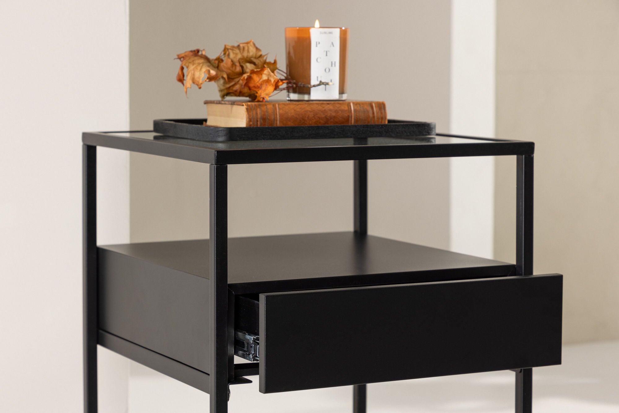 Venture Home Fortaleza Side bord - Black / Black