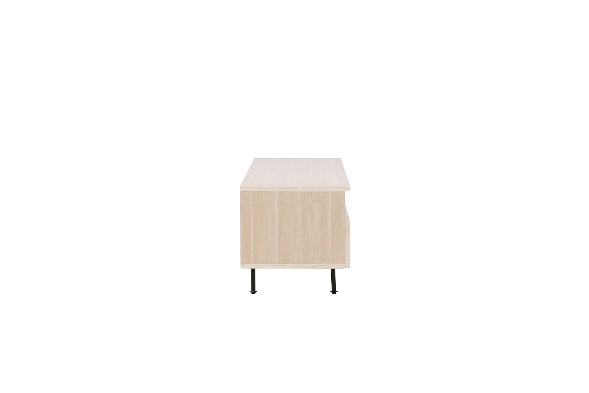 Venture Home Navarra TV bænk - Matte black / Whitewash