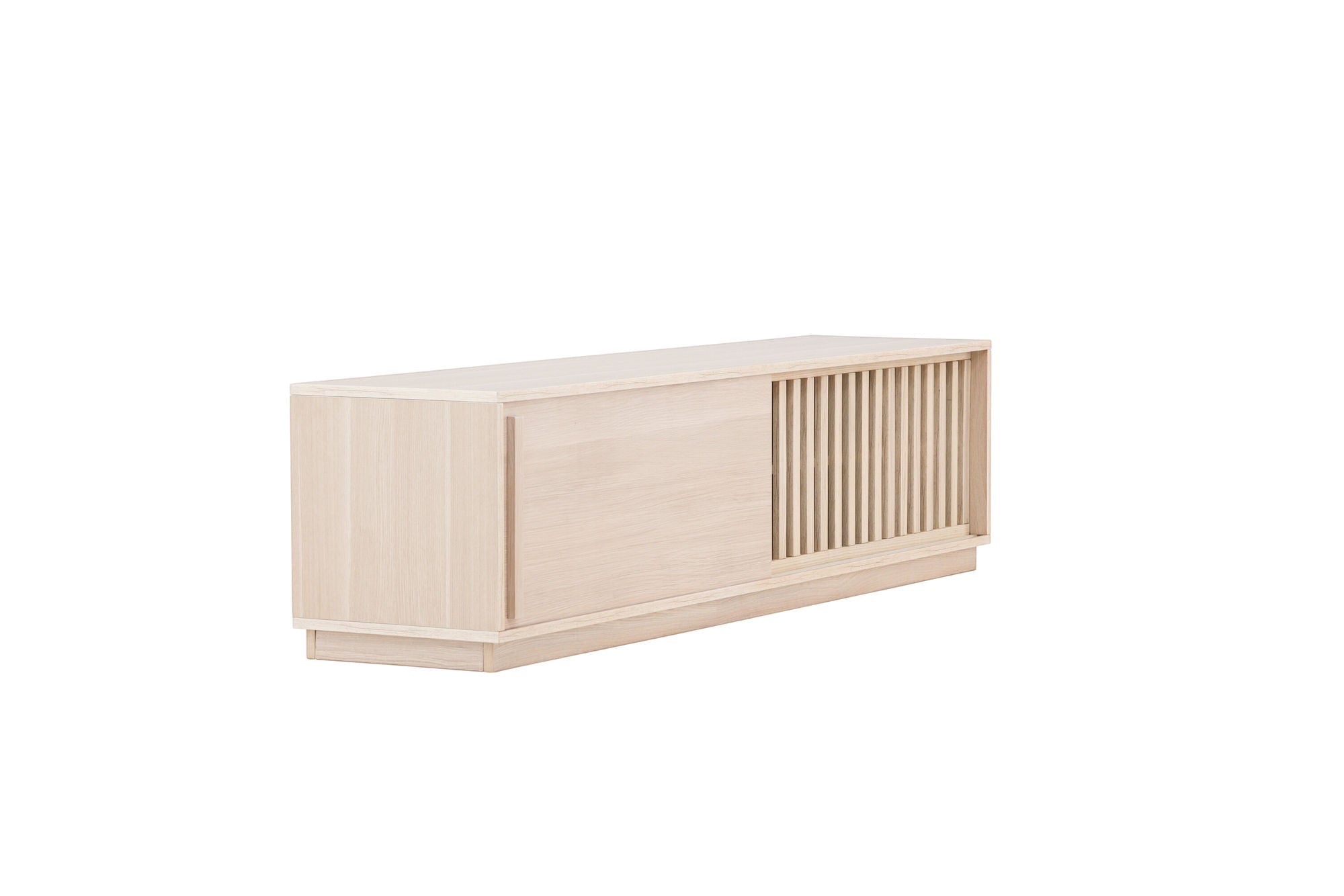 Venture Home Lugo TV bænk - Whitewash / Whitewash Melamine