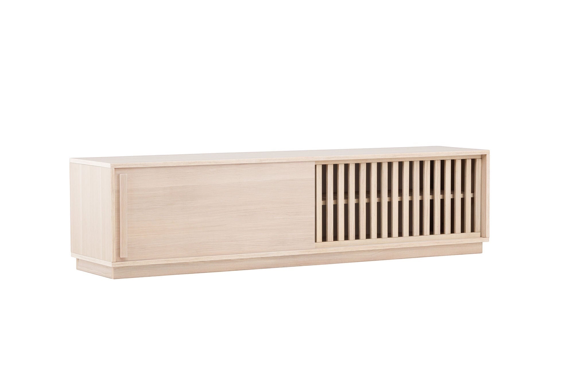 Venture Home Lugo TV bænk - Whitewash / Whitewash Melamine
