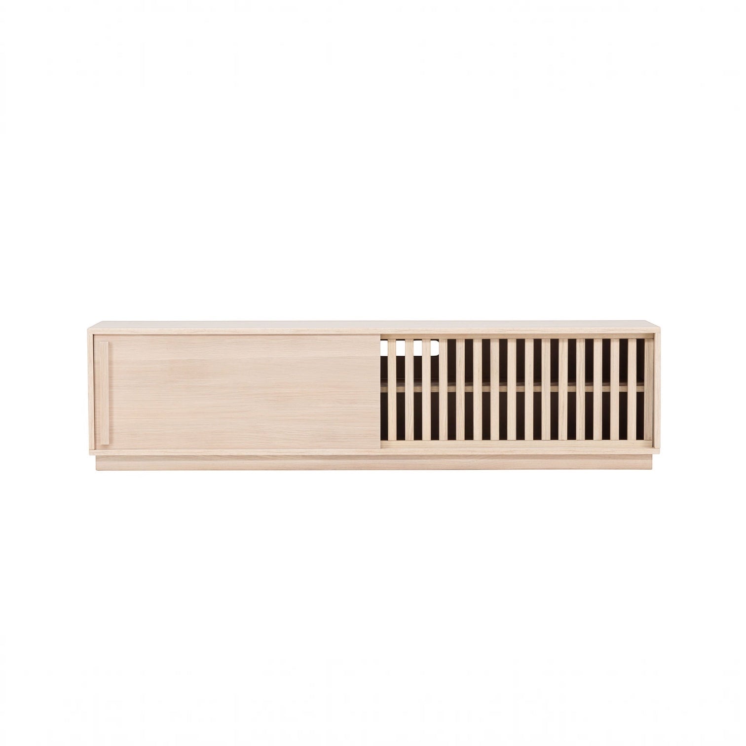 Venture Home Lugo TV bænk - Whitewash / Whitewash Melamine