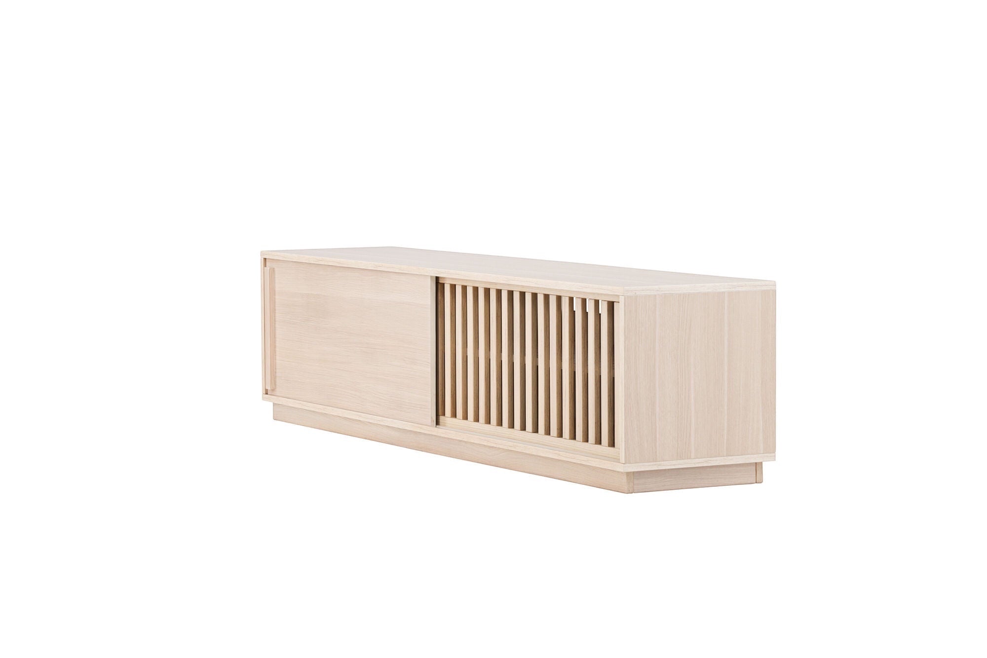 Venture Home Lugo TV bænk - Whitewash / Whitewash Melamine