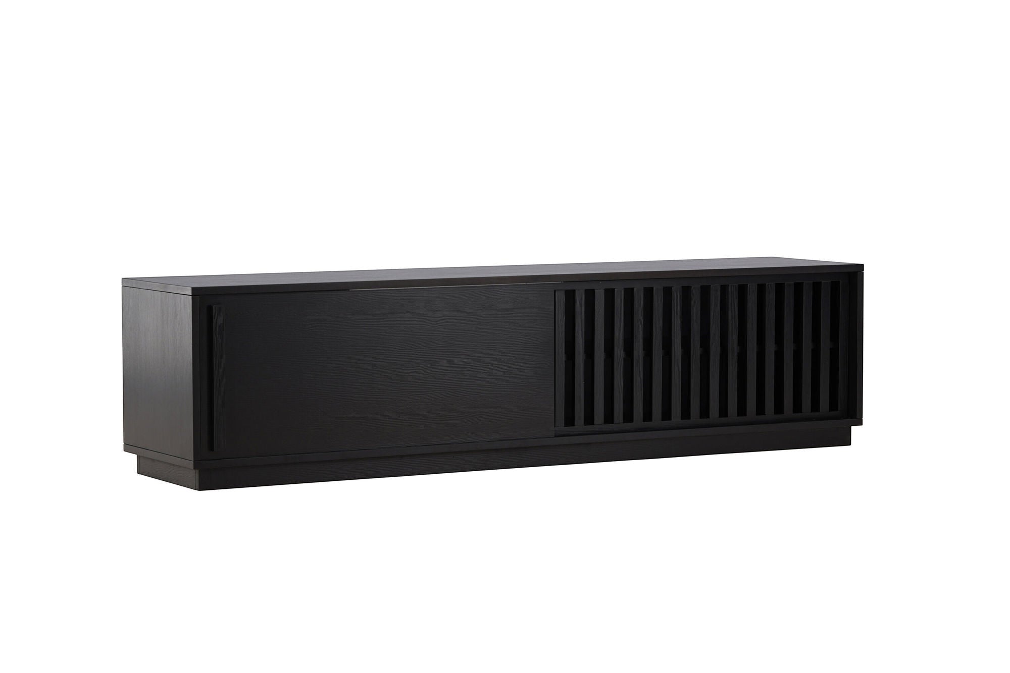 Venture Home Lugo TV bænk - Black / Black Melamine
