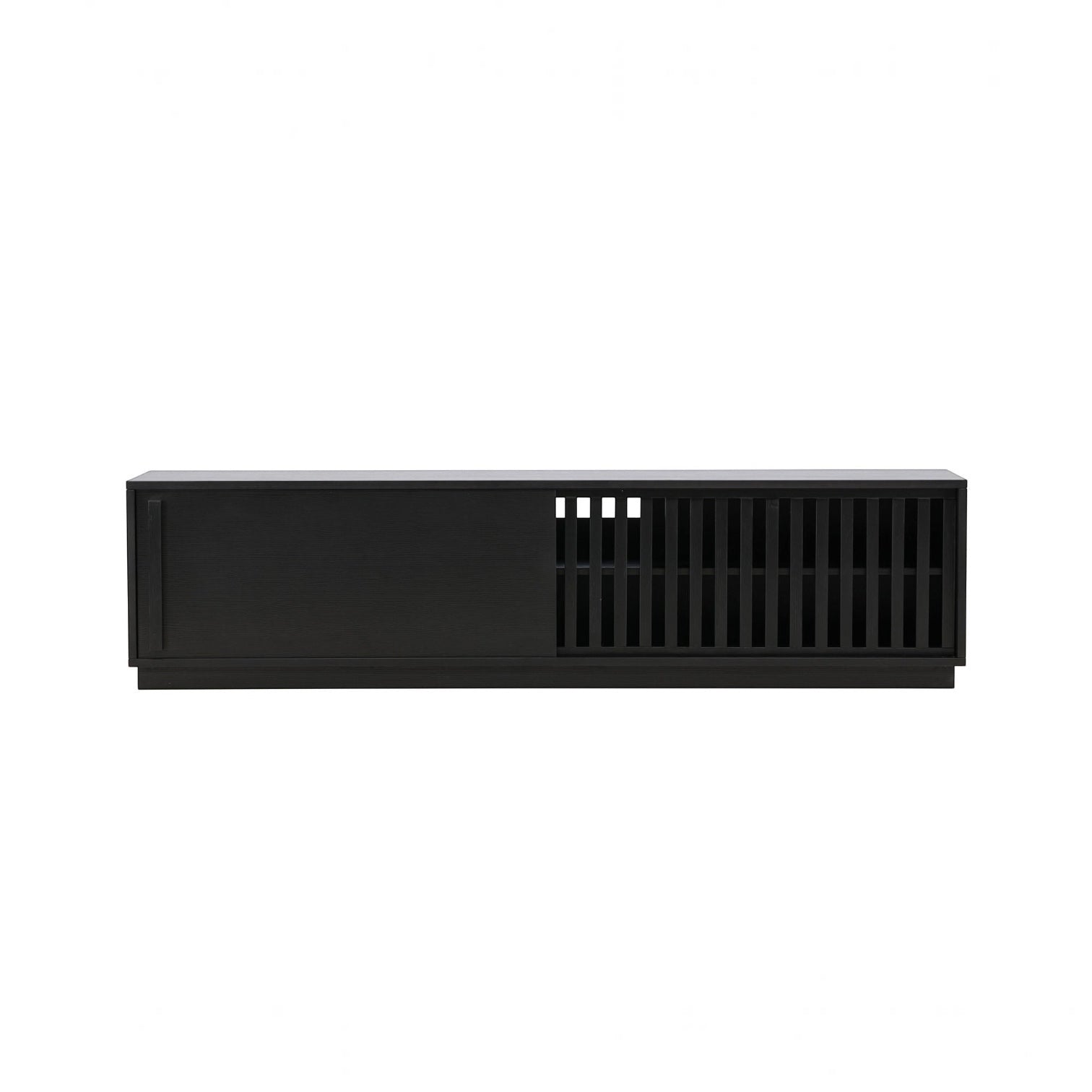 Venture Home Lugo TV bænk - Black / Black Melamine
