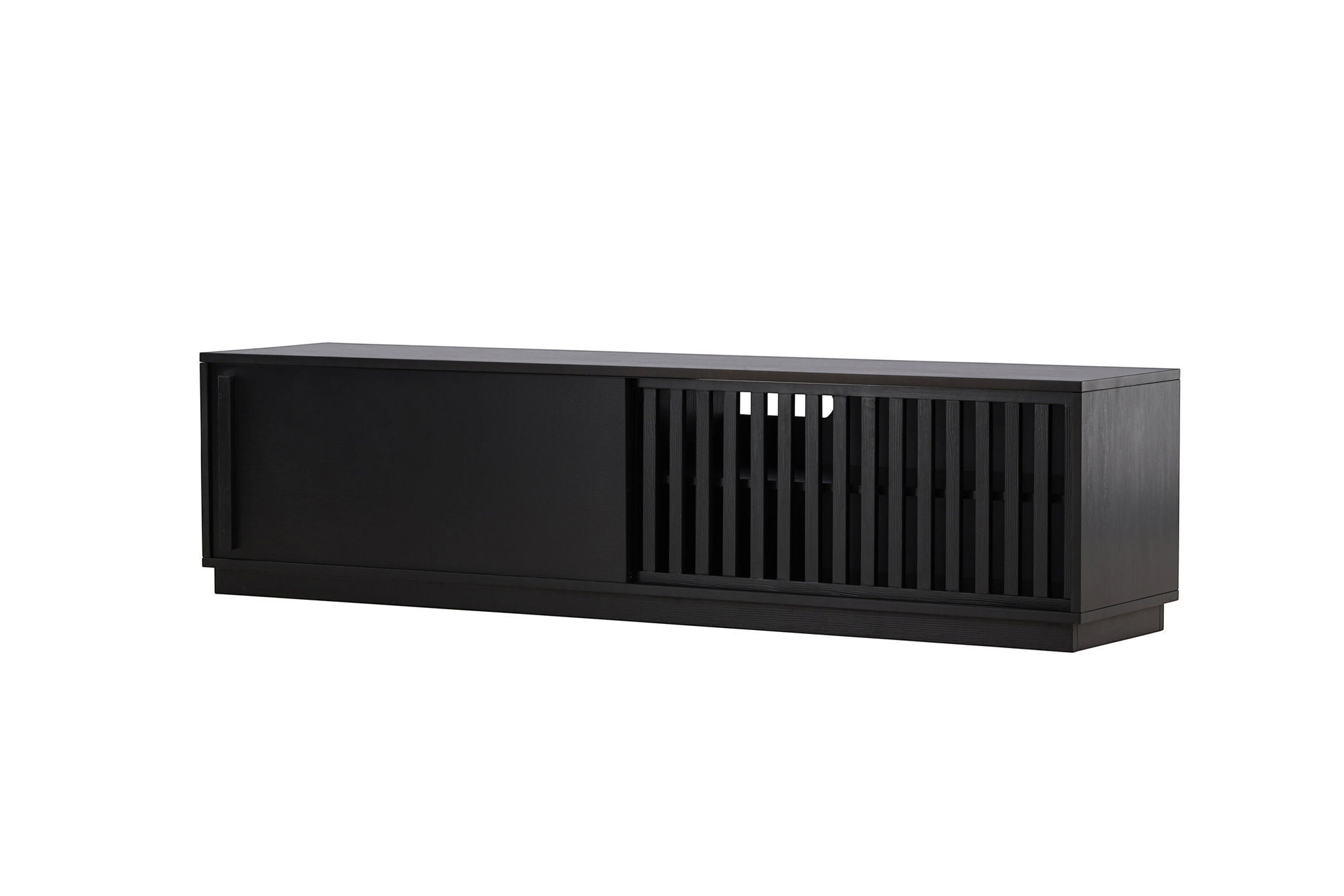 Venture Home Lugo TV bænk - Black / Black Melamine