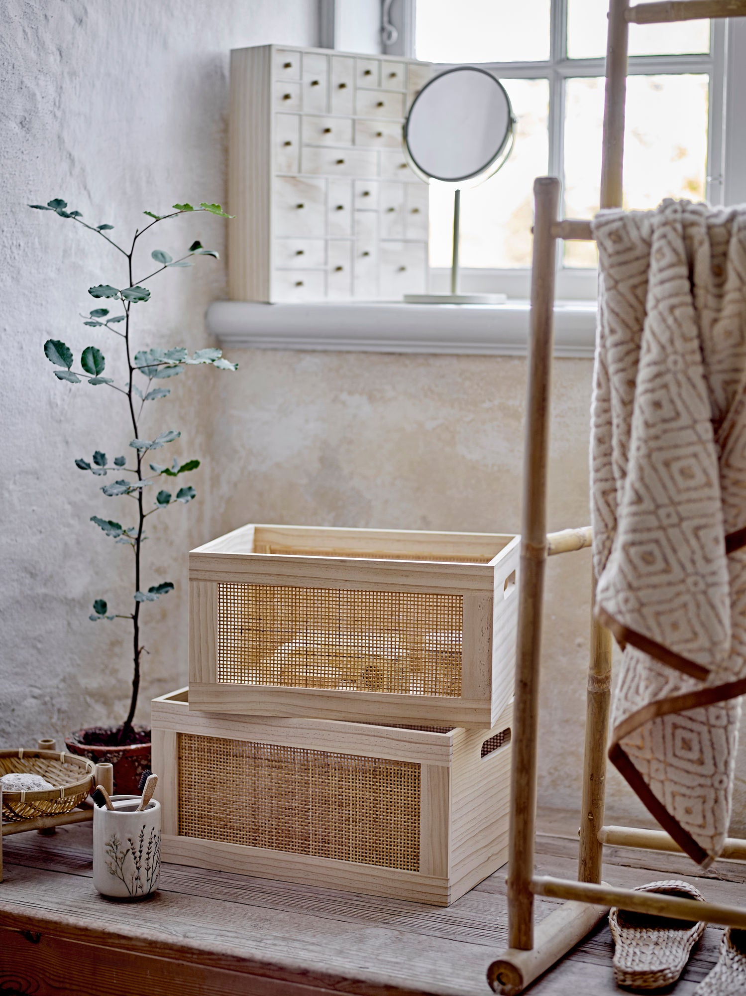 Bloomingville Piana Opbevaringskasse, Natur, FSC®100%, Pine