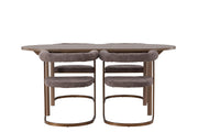 Venture Home Andy spisebord 180*75 - Natural / Natural MDF +Morning Spisebordsstol - Black / Black Boucle _4