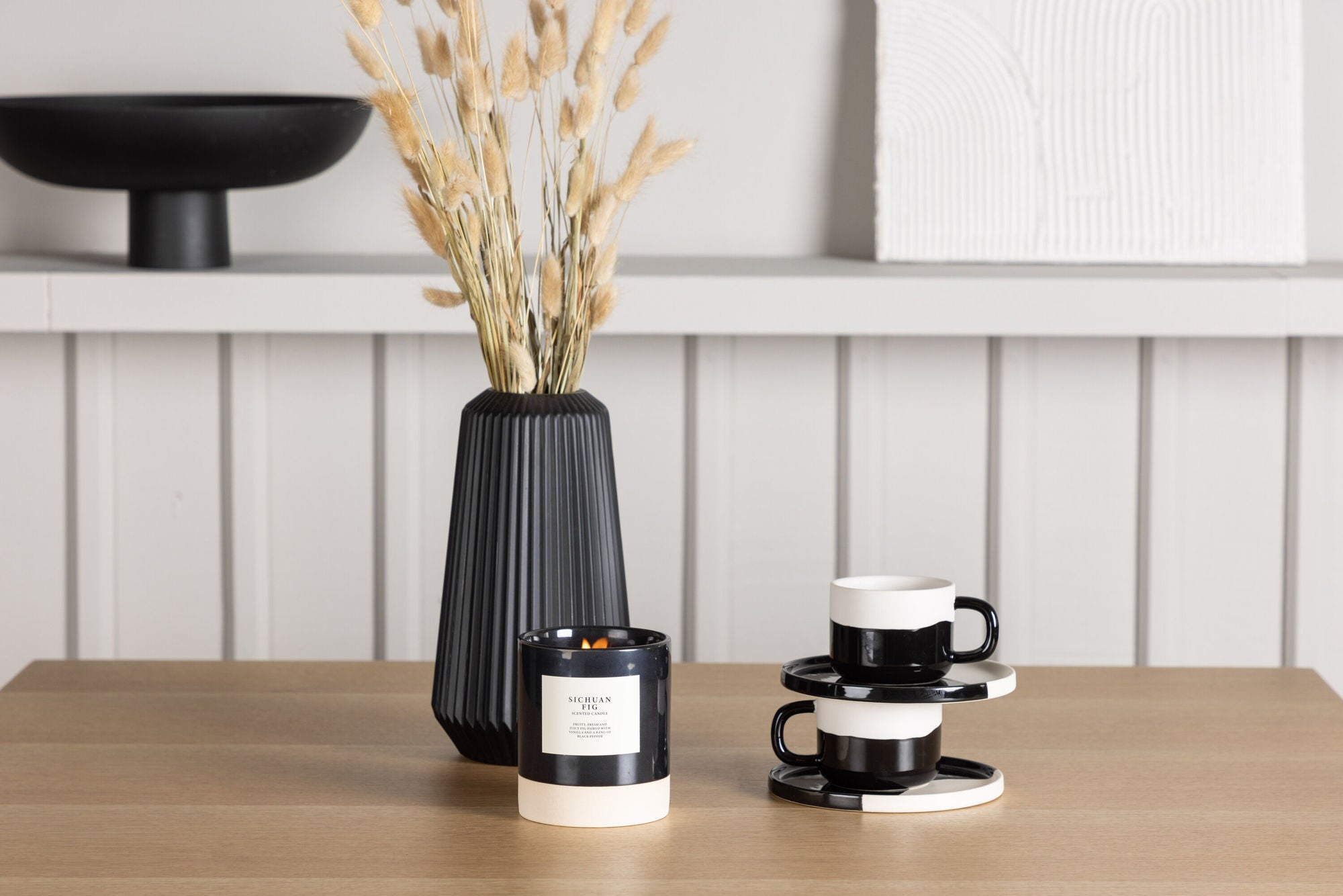 Venture Home Leo spisebord 100*75 - Oaklook / Oaklook MDF +Night Spisebordsstol - Black / Black Velvet _4