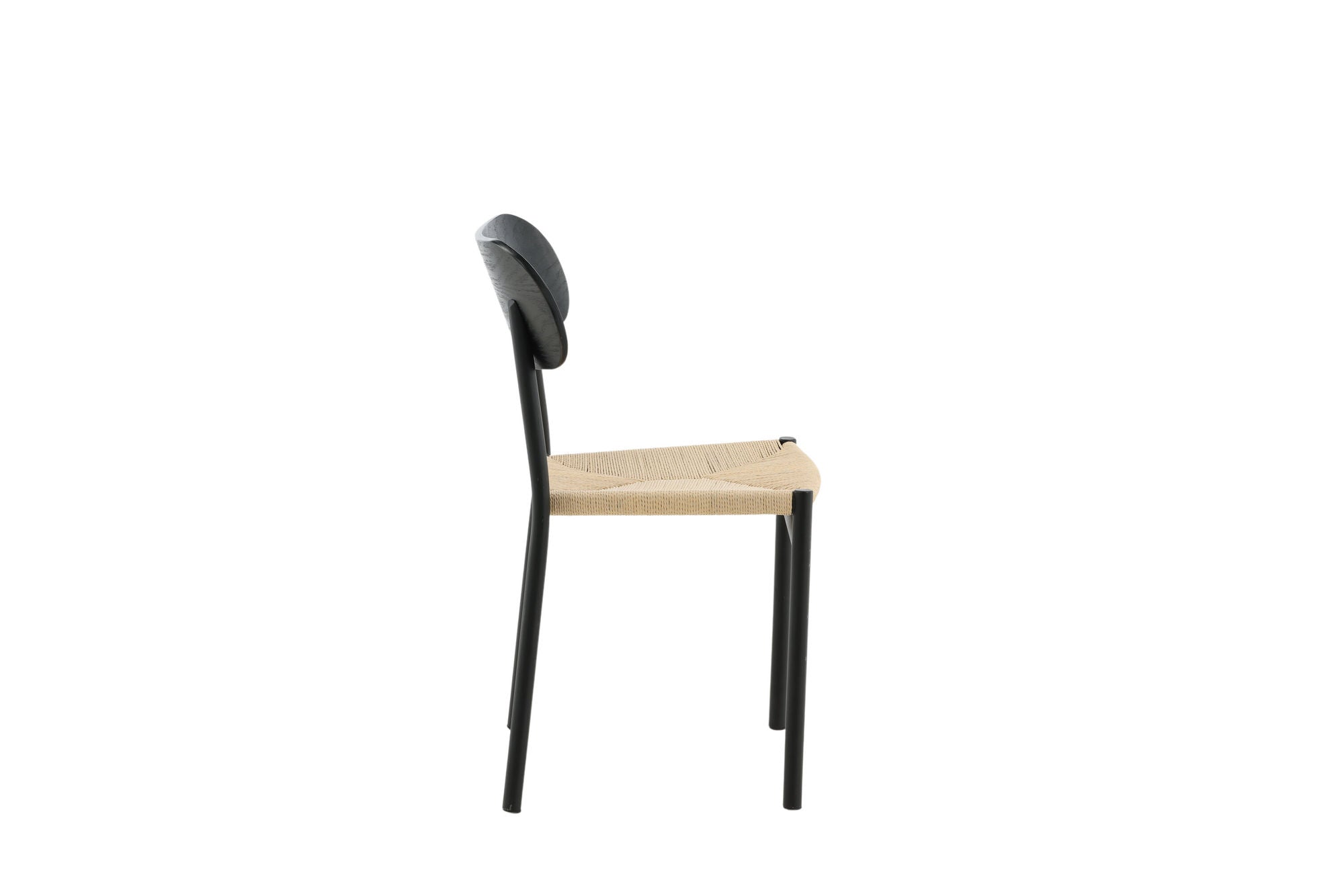 Venture Home Polly Steel Spisebordsstol 2-pack, K/D, Black back light seat