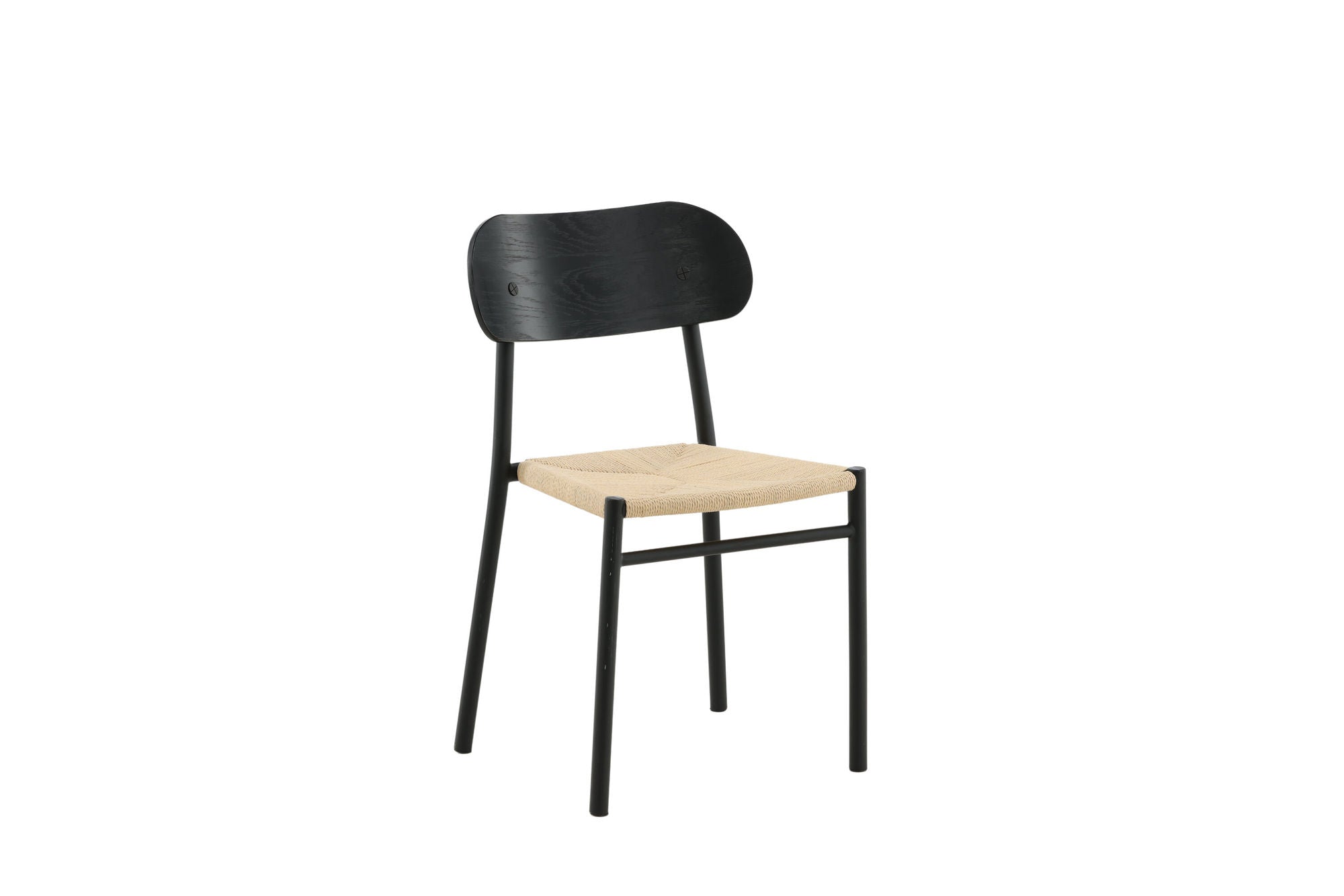 Venture Home Polly Steel Spisebordsstol 2-pack, K/D, Black back light seat