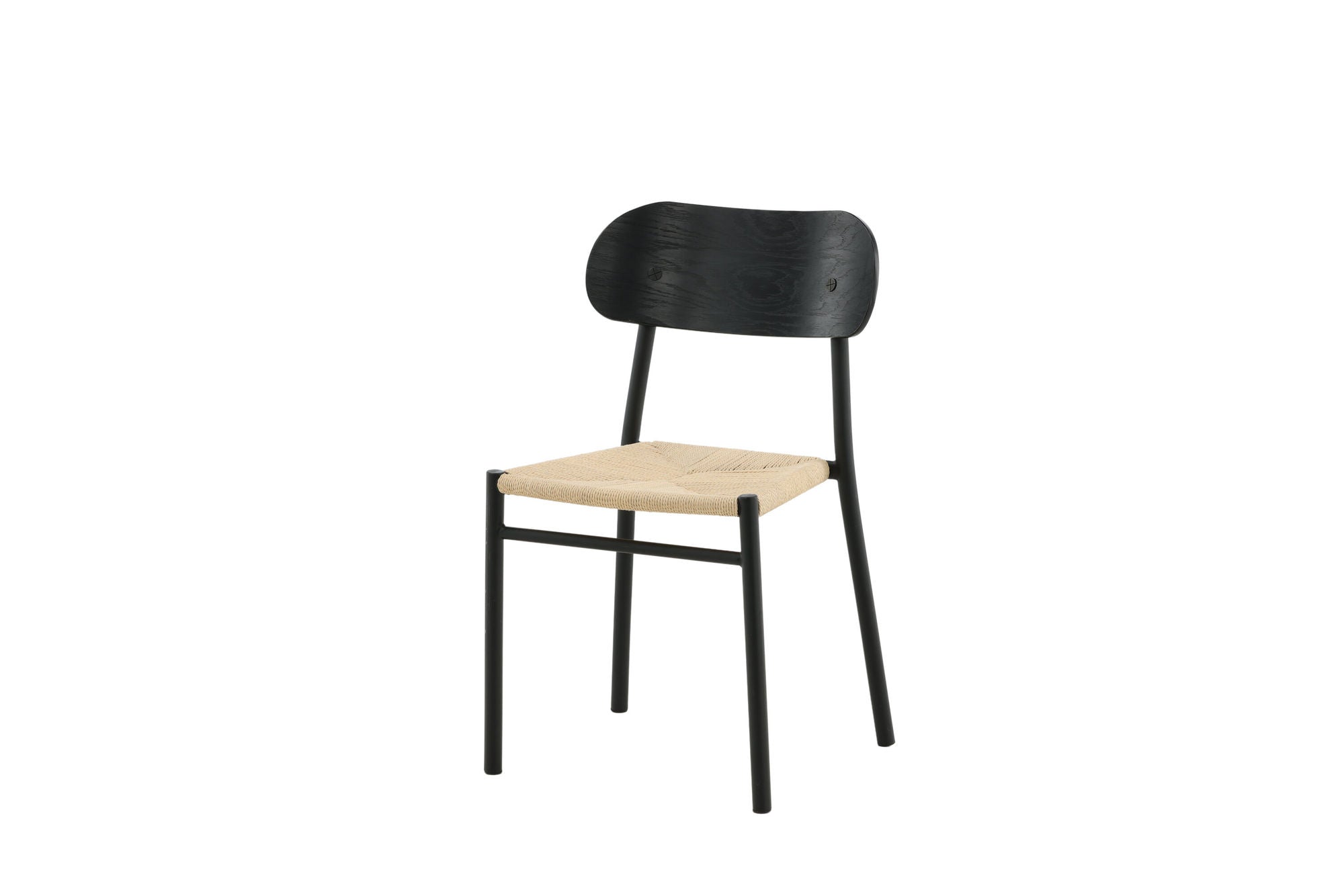 Venture Home Polly Steel Spisebordsstol 2-pack, K/D, Black back light seat