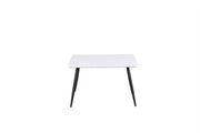 Venture Home Polar spisebord 80*60 XXS - White / Black