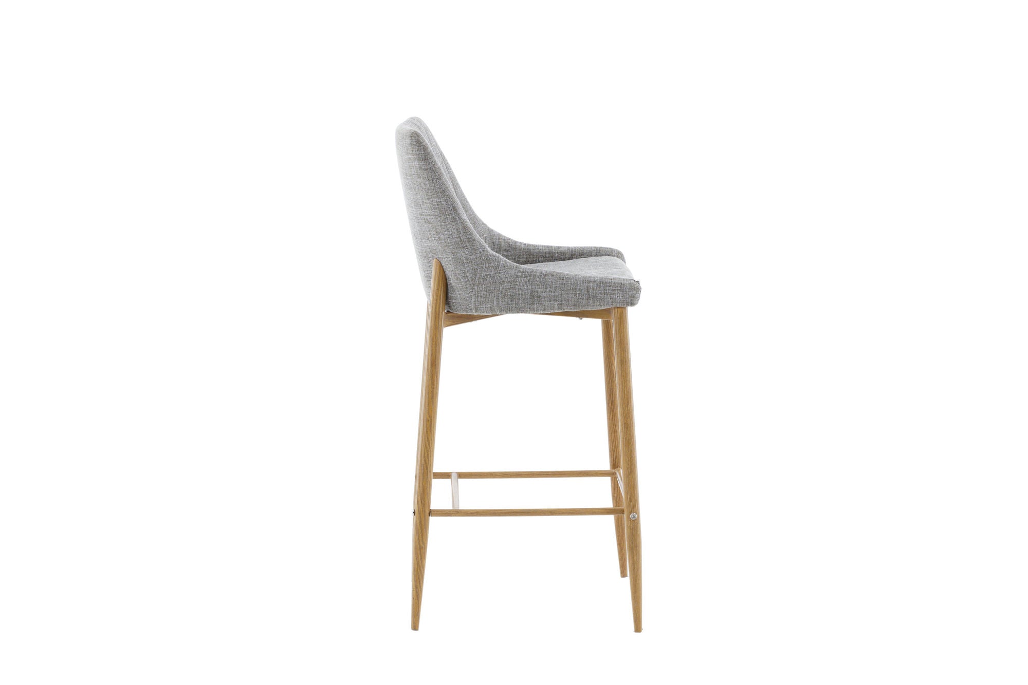 Venture Home Plaza - Bar stool 2-pack - Oak/Light grey