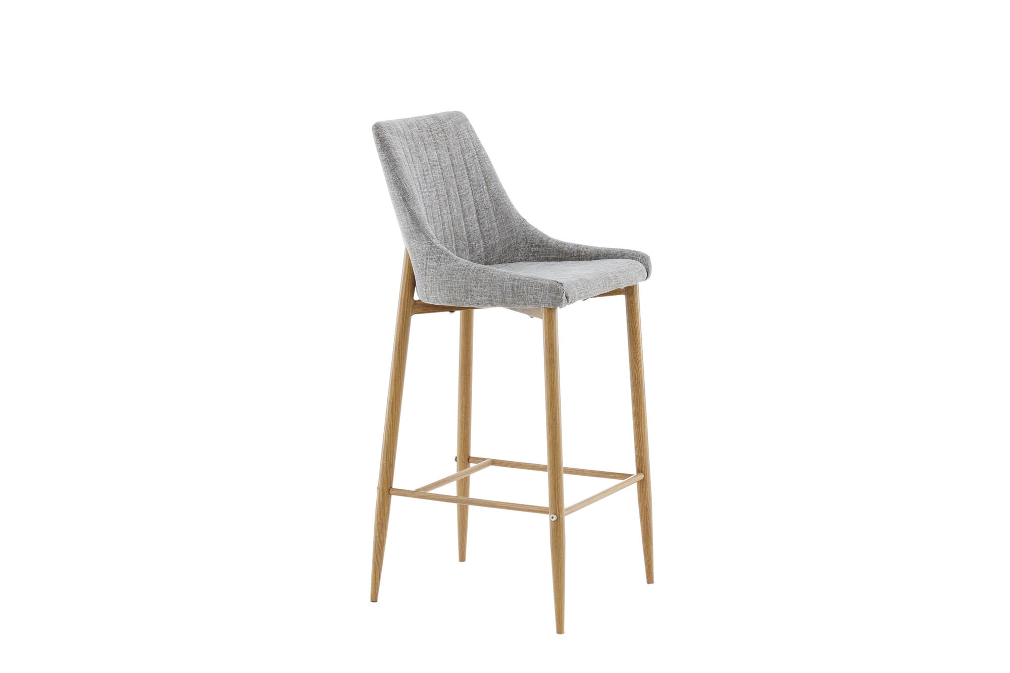 Venture Home Plaza - Bar stool 2-pack - Oak/Light grey